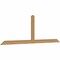 Ekena Millwork Portland Smooth Timber Gable Bracket, Western Red Cedar, 84"W x 28"H x 1 1/2"D x 3 1/2"F, 8/12 Pitch GBW084X28X0204POR00SWR - alternate 3